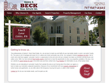 Tablet Screenshot of dennisbeckrealty.com